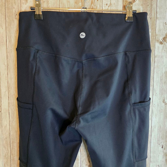 Women's X by Gottex Black Leggings Size L - Picture 7 of 7